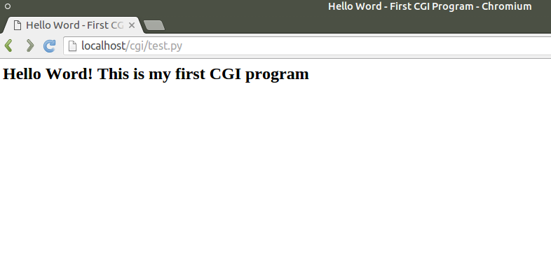 First CGI program