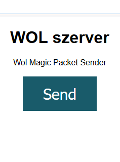 NodeMCU - WOL szerver