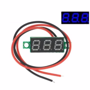 0.36" beépíthető feszültségmérő - Kék