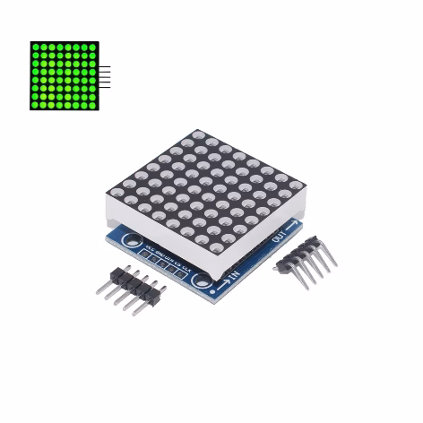 MAX7219 - 8x8-as Led Mátrix - Zöld