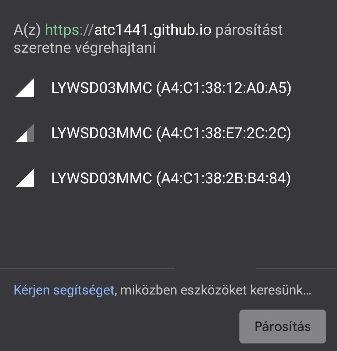 ESP32 és Xiaomi Mijia - Telink Flasher