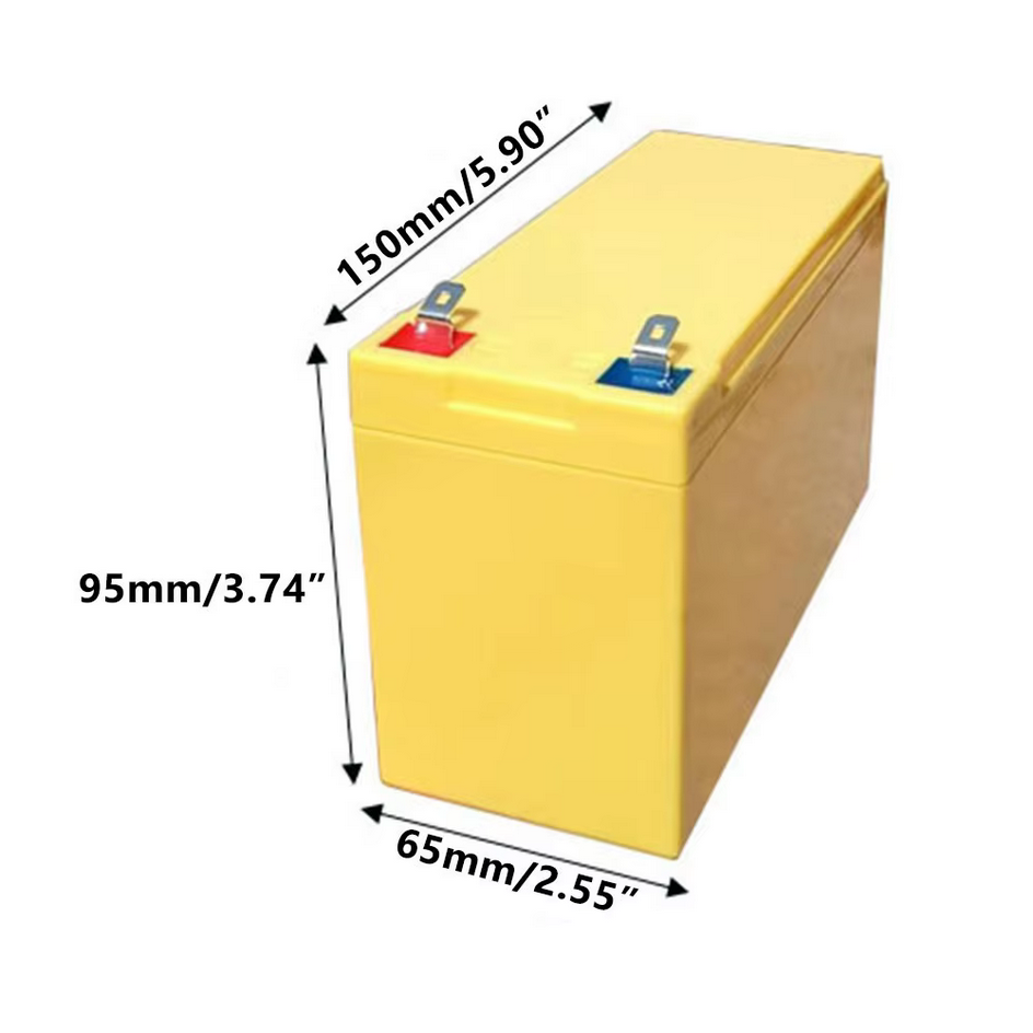 12V akkumulátor építő készlet - Sárga