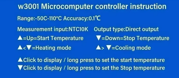 XH-W3001 - Programozható termosztát modul - 230V