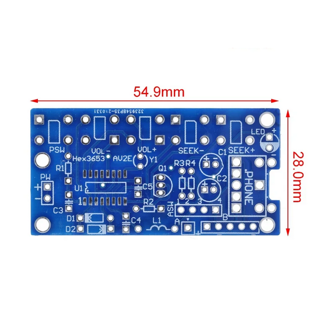 FM rádió Vevő - DIY kit