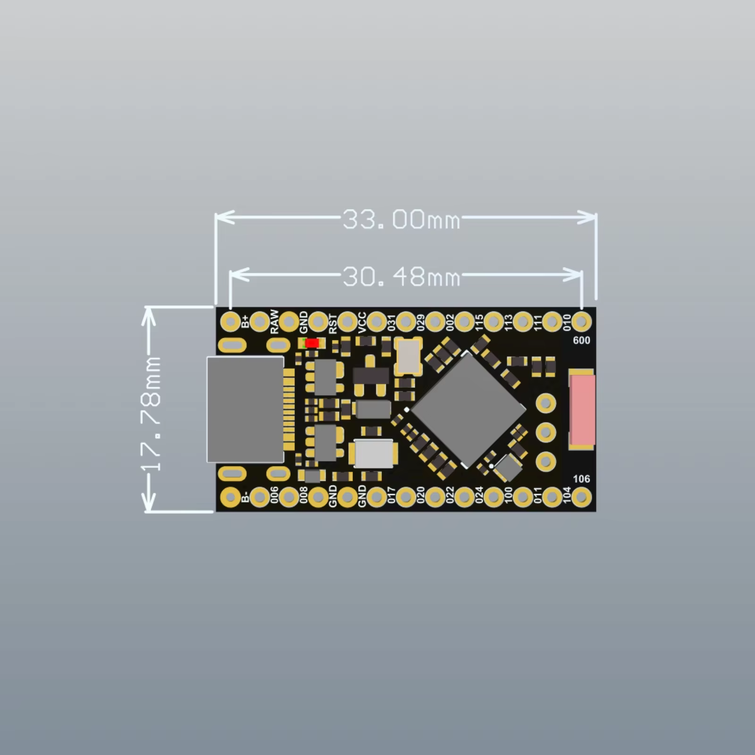 nRF52840 Fejlesztői Modul – Bluetooth 5.0 - Zigbee - Thread